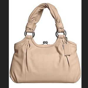 COACH Parker Kisslock Satchel Shoulder Bag